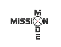 a cross with the words mission mode on it